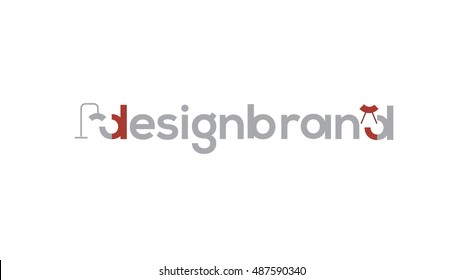 Interior Design Vector Logo Template