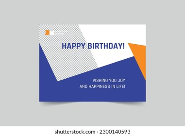 Interior Designer greeting card template. A clean, modern, and high-quality design business card vector design. Editable and customize template business card