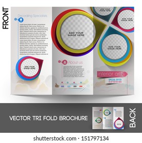 Interior Designer Tri-Fold  Mock up & Brochure Design 