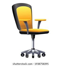 Interior desk chair icon. Cartoon of Interior desk chair vector icon for web design isolated on white background