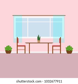  Interior of  dining room