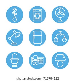 Interior & Furniture Icon Set