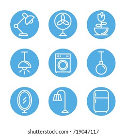 Interior and Furniture Icon Set