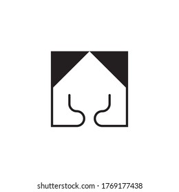 ilustración vectorial del diseño del logotipo interior