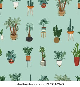 plantas interiores vectorial sin inconvenientes