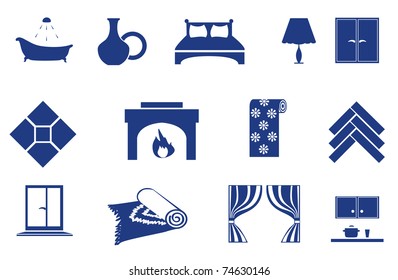  interior, home related icons