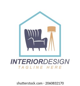 Interior Home vector logo design
