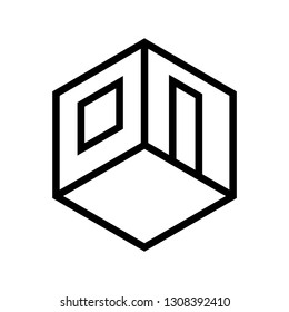 interior icon vector