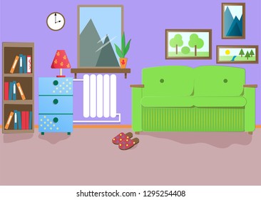 Interior kid's room inside