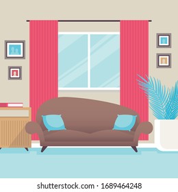 Interior of the living room. 