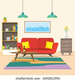 Interior of the living room.