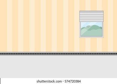 interior living room design.vector and illustration