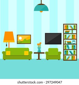 5,946 Cartoon living room tv Images, Stock Photos & Vectors | Shutterstock