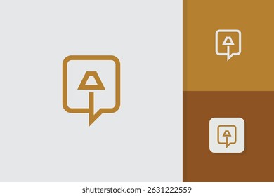modelo de vetor de design de logotipo interior
