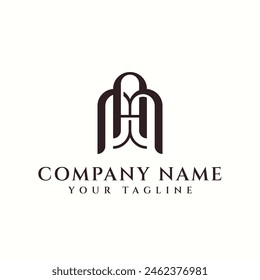 AM Interior Luxury logo design
