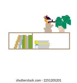 Artículos varios interiores.Ilustración vectorial fácil de editar.