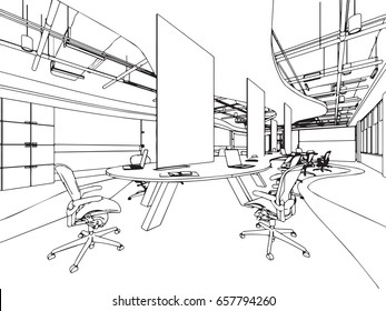 21,655 Office Furniture Sketch Images, Stock Photos & Vectors ...