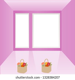 interior purple room