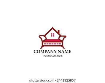 Interior room furniture gallery logo design business logo design