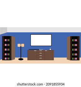 Interior Room illustration Design vector