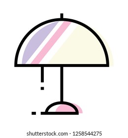 Interior room lamp icon
