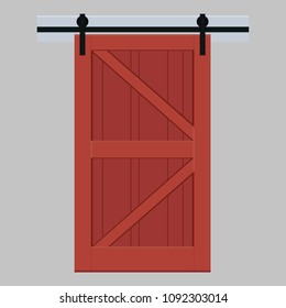 Interior Sliding Door In The Barn Style