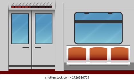 電車 イラスト ドア のベクター画像素材 画像 ベクターアート Shutterstock