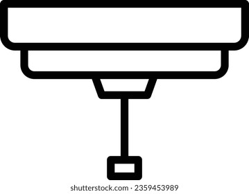 Interior Table Wood Outline Icon