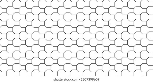 Diseño de baldosas interiores. Textura cuadrada clásica hexagonal. Patrón de mosaico sin foco. recurso de fondo de pantalla digital.