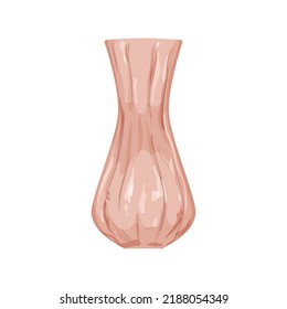 interior vase flower ceramic cartoon. interior vase flower ceramic sign. isolated symbol vector illustration