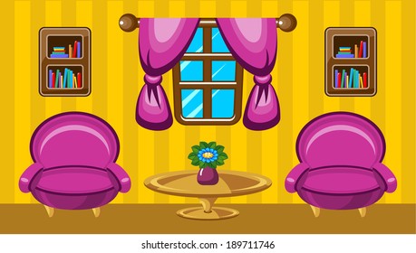 Interior. vector