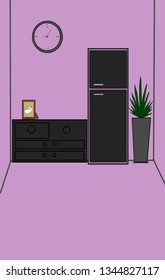 Interior vector drawing