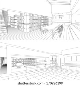 Interior vector drawing.
