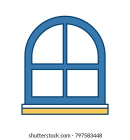 Interior window isolated