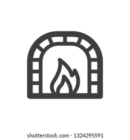 Interiors - Fireplace Icon