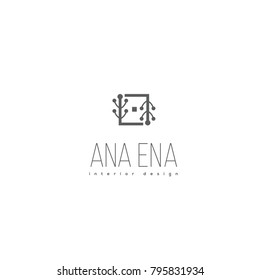 Interiors vector logo