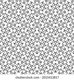 Interlace, twine, tangled lines Seamlessly repeatable Pattern, background Vector illustration