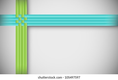 Interlaced design illustration. Eps 10