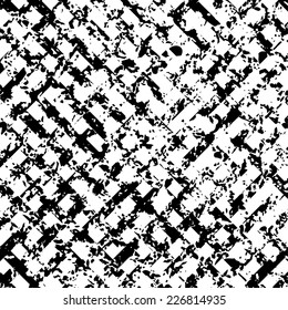 Interlaced Distress Textured Stripes in Grunge Style