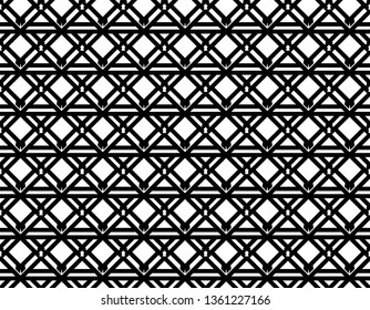 Interlaced Lattice Arrangement Seamless Pattern
