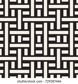 Interlacing Lines Maze Lattice Ethnic Monochrome Stock Vector (Royalty ...