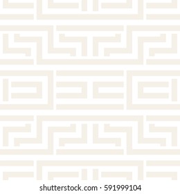 Interlacing Lines Subtle Lattice. Ethnic Monochrome Texture. Abstract Geometric Background Design. Vector Seamless Black and White Pattern.