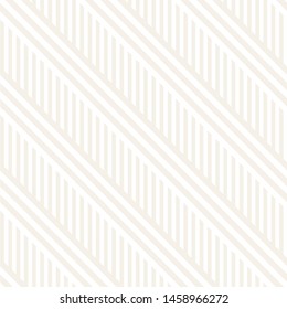 Interlacing Parallel Stripes. Vector Seamless Subtle Monochrome Pattern. Abstract Geometric Background.