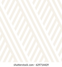 Interlacing Parallel Stripes. Vector Seamless Subtle Monochrome Pattern. Abstract Geometric Background. 