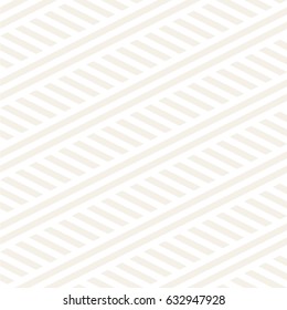 Interlacing Parallel Stripes. Vector Seamless Subtle Monochrome Pattern. Abstract Geometric Background. 