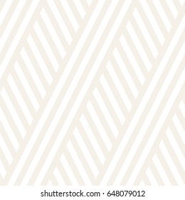Interlacing Parallel Stripes. Vector Seamless Subtle Monochrome Pattern. Abstract Geometric Background. 