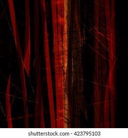 Interlacing strips of different sizes. As a thicket or thorns. The light and dark spots are mixed randomly. Easy editing.