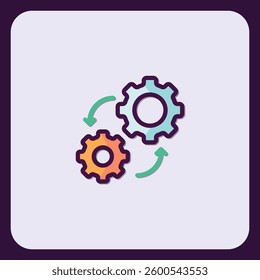 Interlinked Gears Symbolizing Process Automation and Workflow Efficiency