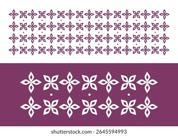 Padrão sólido floral abstrato entrelaçado	