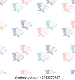 Interlocking, abstract, minimalist pattern that is easy to edit